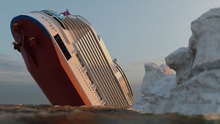 TOP 10 COLOSOS del MAR en APUROS ACCIDENTES y RESCATES de BARCOS [upl. by Nyluqcaj]