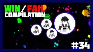 Agario  Win  Fail Compilation 34 [upl. by Eerahc]