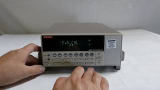 Keithley 6485 Picoammeter A 78915 [upl. by Eugor824]