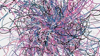 Generative Art Drawing with Dots Processing Creative Coding [upl. by Tyika896]