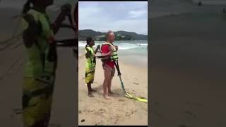 Parasailing fail in Thailand [upl. by Ceporah]