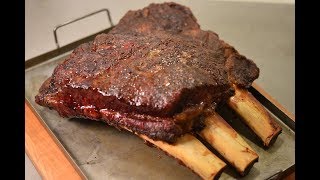 Big Bad Beef Ribs på Big Green Egg [upl. by Anaes]