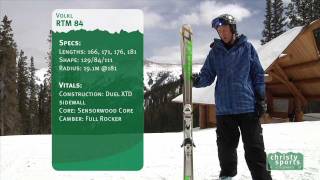 20112012 Volkl RTM 84 Ski Review  Christy Sports [upl. by Yaker]