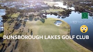 DUNSBOROUGH LAKES GOLF CLUB  drone footage  shot tracer vlog [upl. by Tuddor]