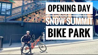 STOKED Snow Summit Bike Park Opening Day in the summer 2024 [upl. by Enimasaj691]