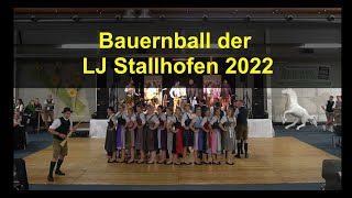 Eröffnung Bauernball LJ Stallhofen 2022 Diandljäger Landjugend [upl. by Aihsema]