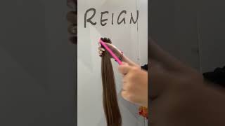 Machine Weft Extensions P48 Piano Color Wefts  REIGN HAIR [upl. by Soinski]