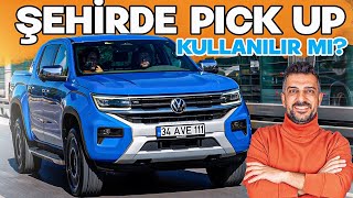 Dev Bir Pick Up Şehir İçinde Kolay Kullanılır mı  Volkswagen Amarok [upl. by Suoirred]