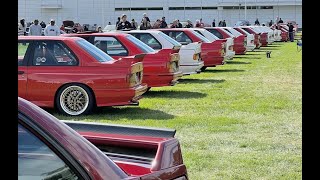 Largest E30 M3 gathering  SIGFest at BMW North America HQ [upl. by Nimesh]