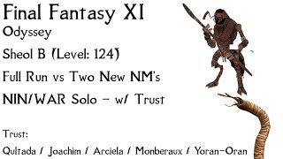 FFXI Odyssey Sheol B  Ninja Farming Run [upl. by Gnehc347]