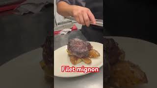 The best filet mignon filetmignon steakhouse recipe food foodie chefsbeef [upl. by Tiny]