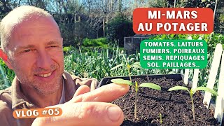 On sème les tomates et bien dautres cultures  VLOG POTAGER 05  Saison 2024 [upl. by Ahseinar]