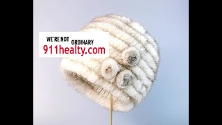 New Fashion Hand Knitted Genuine Real Natural Women’s Winter Hat [upl. by Harms]