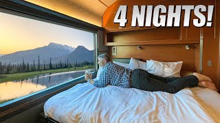 FIRST CLASS TRAIN Across Canada 🇨🇦 4 Nights 97 Hours [upl. by Farica]