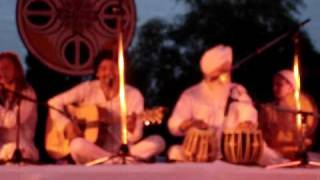 Sarabjit Singh and friends Adi Shakti Kundalini Yoga Festival France 810 [upl. by Elagibba]