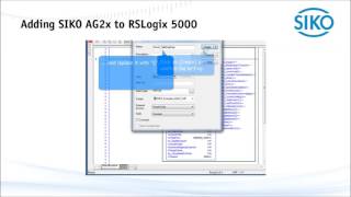 SIKO  Adding AG2x to RSLogix™ 5000 [upl. by Lipski]