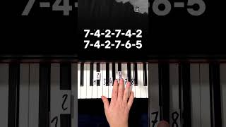 IDEA 10 Piano Tutorial shorts [upl. by Anitac494]