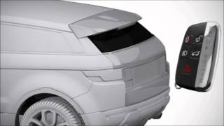 How To Operate the Range Rover Evoque Powered Tailgate [upl. by Norri]