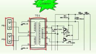 Cómo funciona un circuito inversor en LCD II [upl. by Aicirtak]