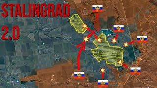 New Russian Advances In Avdeevka Threatens To Split The City In Two Isolating Its Defenders [upl. by Eleahcim144]