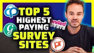 5 Best Paid Survey Sites For 2023 Start Earning Fast [upl. by Eetak]