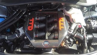 TTT Audi S4 B5 BiTurbo 1215hp TTD Turbotechnik Half Mile 17072016 [upl. by Jerz708]