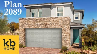 Great New KB Homes Plan 2089  447990 in Summerlin Las Vegas  Stonegate Community [upl. by Emie371]