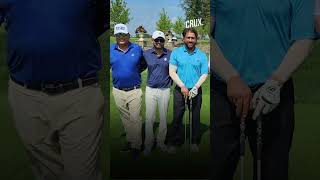 Watch  Trump amp Cricket Legend Dhoni Play A Game Of Golf [upl. by Gnaht879]