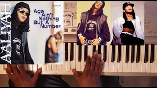 AALIYAH  AGE AINT NOTHING BUT A NUMBER PIANO TUTORIAL F MINOR [upl. by Rudolph747]