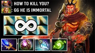 THE TRUE KING BUILD Octarine  Spell Prism  Refresher WK Unkillable Cancer Build Dota 2 [upl. by Macrae]