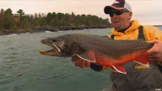 Splake Trout Fishing on Lake Superior [upl. by Lamak]