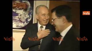 Addio a Shimon Peres il suo ultimo incontro con Prodi e la Commissione Europea [upl. by Kaitlyn216]