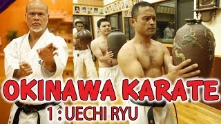 OKINAWA KARATE 1  UECHI RYU  KIYOHIDE SHINJO [upl. by Langer]