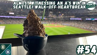 Almost Witnessing an A’s Win in Seattle WalkOff Heartbreak [upl. by Xanthus]