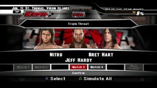 Smackdown vs Raw 2008 General Manager Mode  Episode 13 The Path to Destruction [upl. by Aynav368]