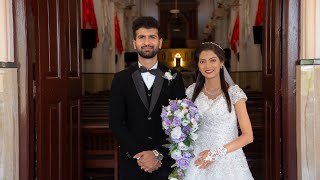 MANGALORE CHRISTIAN WEDDING  ROHITH WEDS VINITHA [upl. by Ahsinuq566]