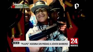 Callao “El pulpo” peligroso sicario de 19 años asesinó a barbero a balazos [upl. by Elspet]