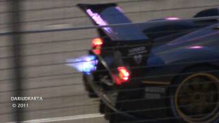 Pagani Zonda R  Burnout and Backfire [upl. by Avis]