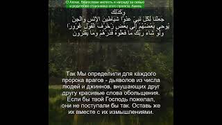 Коран Сура Аль Анам  612  Чтение Корана с русским переводом Quran Translation quranrecitation [upl. by Sobmalarah]