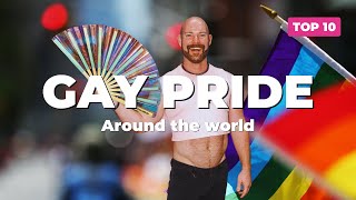 Top 10 Gay Pride Parades Worldwide 2023 🏳️‍🌈 [upl. by Mcneil]