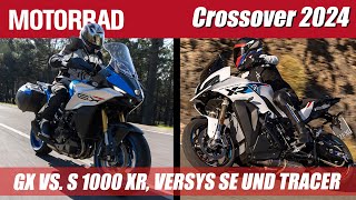 Suzuki GSXS 1000 GX vs BMW S 1000 XR Kawasaki Versys 1000 SE und Yamaha Tracer 9 [upl. by Domel]