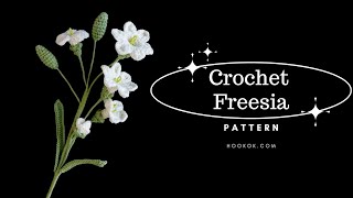 Crochet Freesia Flower [upl. by Kano]