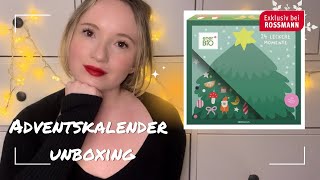 ener Bio Adventskalender Unboxing 😍✨ Rossmann 🎄👌 SaragoesSahara [upl. by Alema729]