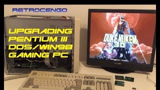 Upgrading my Intel Pentium III Retro Gaming PC to 866MHz Beast for MSDOS and Windows 98 gaming [upl. by Hgeilhsa899]