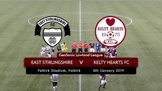 East Stirlingshire v Kelty Hearts  GeoSonic Lowland League 5119 [upl. by Aeslehc]