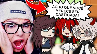 MEU CHEFE É UM DEMÔNIOo  Gacha Life Mini Filme [upl. by Willey]