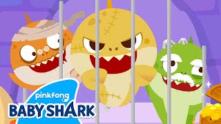 🧟Zombie Sharks are Trapped  Compilation  Baby Shark Hide and Seek Stories  Baby Shark Official [upl. by Junna]