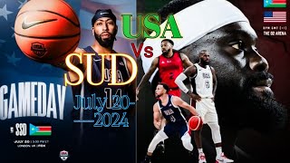 Team USA vs South Sudan 😱😱  Full Game Highlights  Thrilling Showdown2024 Olympics [upl. by Malha]