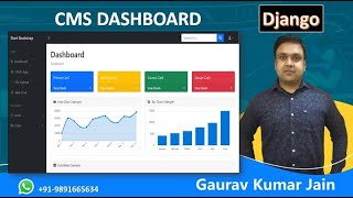 Django CMS Dashboard with CRUD and File Upload options [upl. by Repsag]
