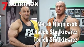 Marek Olejniczak Radek Słodkiewicz Tomek Słodkiewicz  trening tricepsów [upl. by Yro]